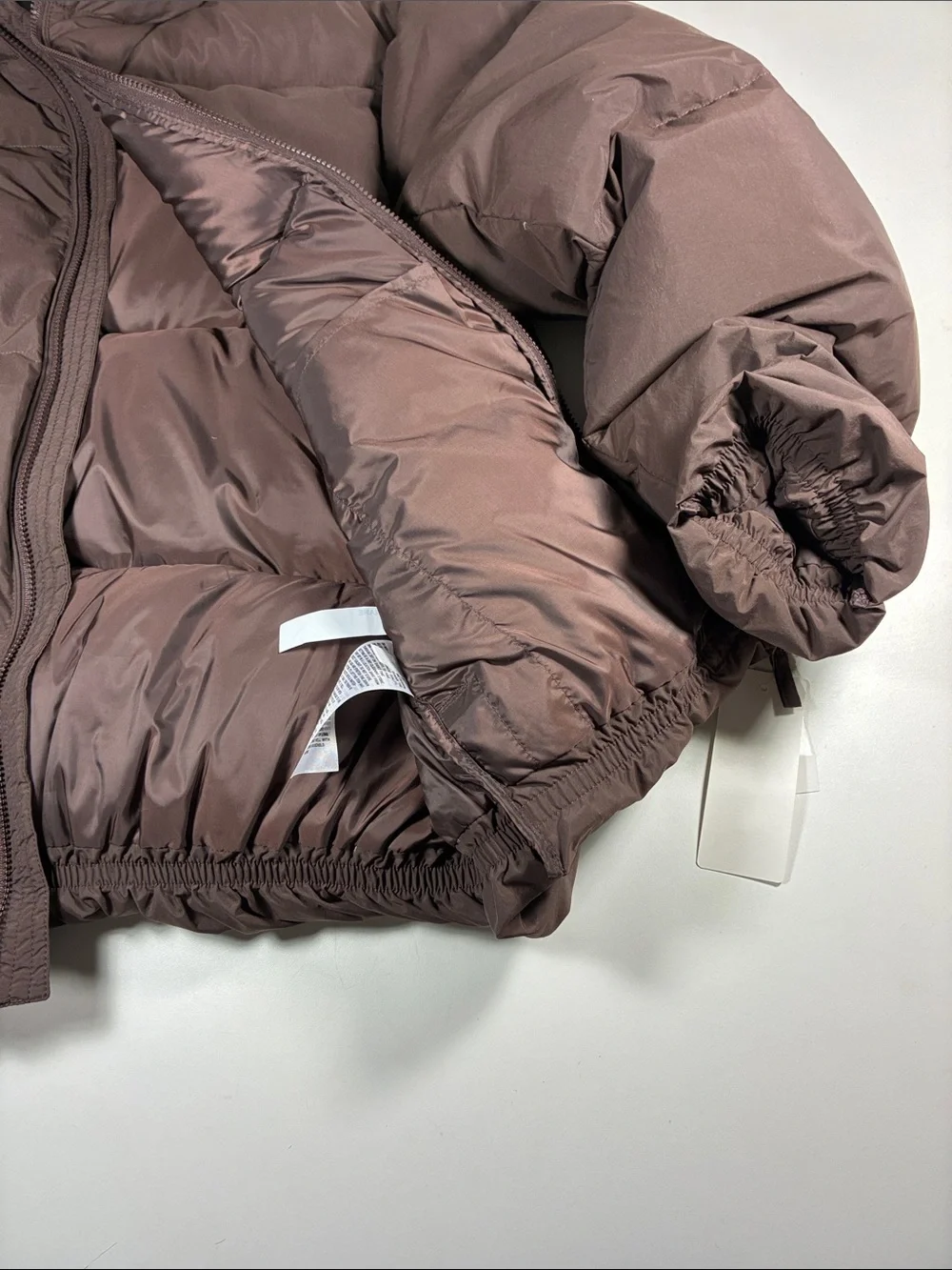 NWT Uniqlo Kids Down Puffer Jacket - Dark Brown, size 13